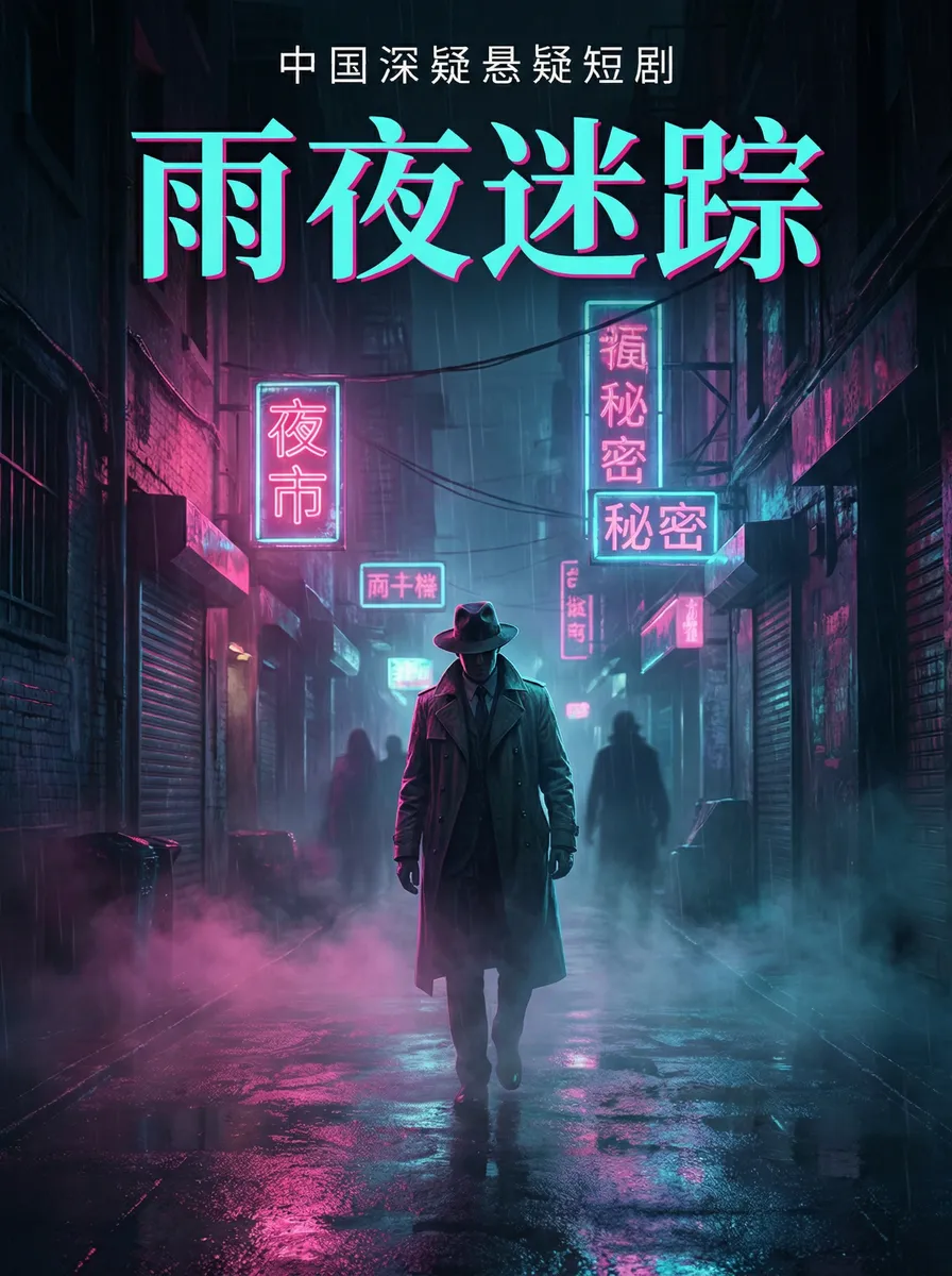 张纪中西游记演员表 悬疑追踪短剧 - 雨夜迷踪海报